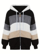 J 58213 Warm Plush Hooded Jacket ë�q�Bñ���� �W���羳
