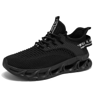 Dropshipping Cross-Border Sports Shoes Men's Shoes Fly-Knit Running Shoes Large Size Casual Shoes Trendy Shoes Ins Men's Mesh Shoes