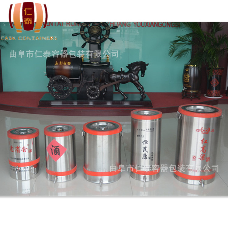 各种型号不锈钢储蓄桶  304材质加厚带盖可批发酒桶 密封周转桶