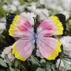 Silk 11CM butterfly-color large size 18