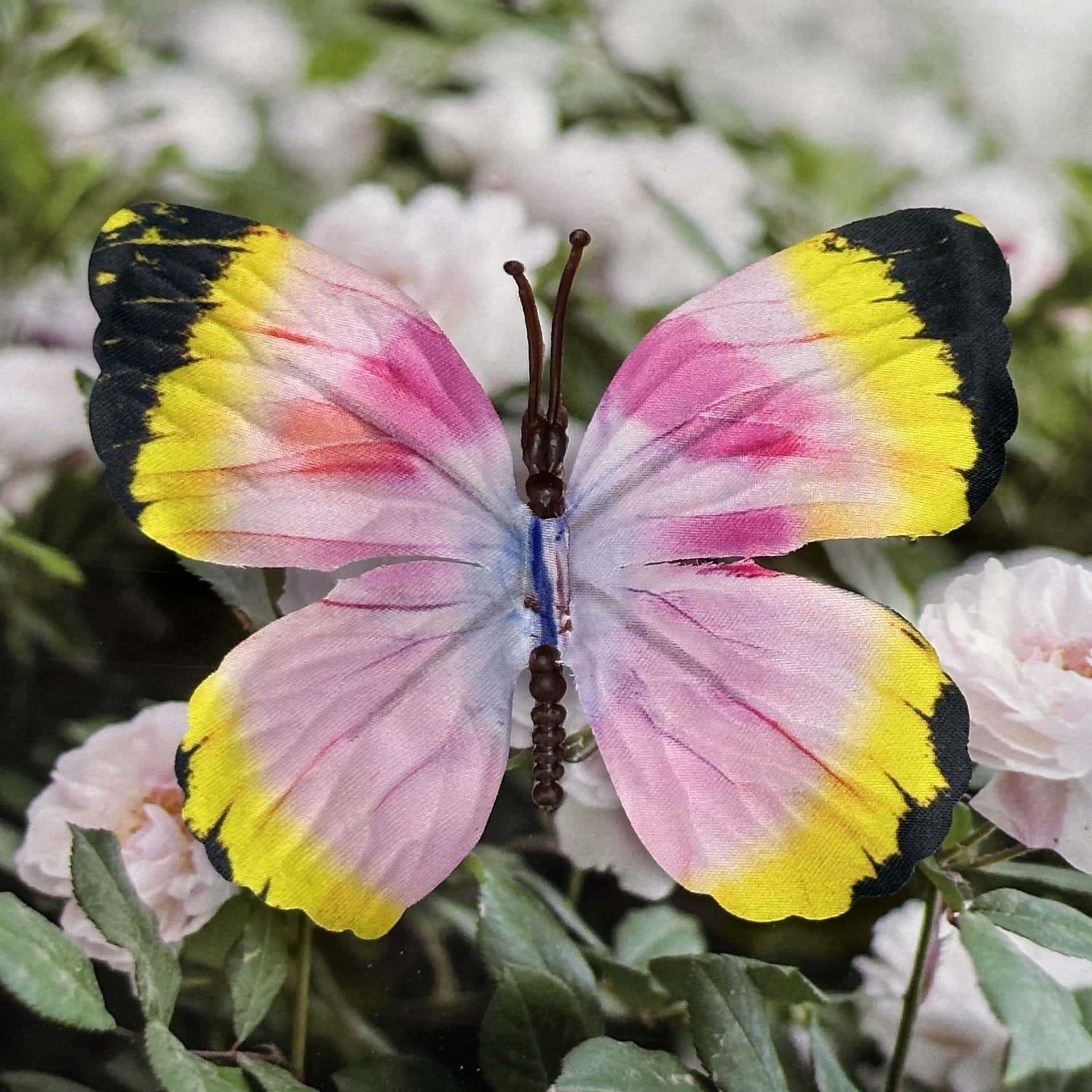 Tela de Seda Mariposa de 11CM - Color Grande Talla 18