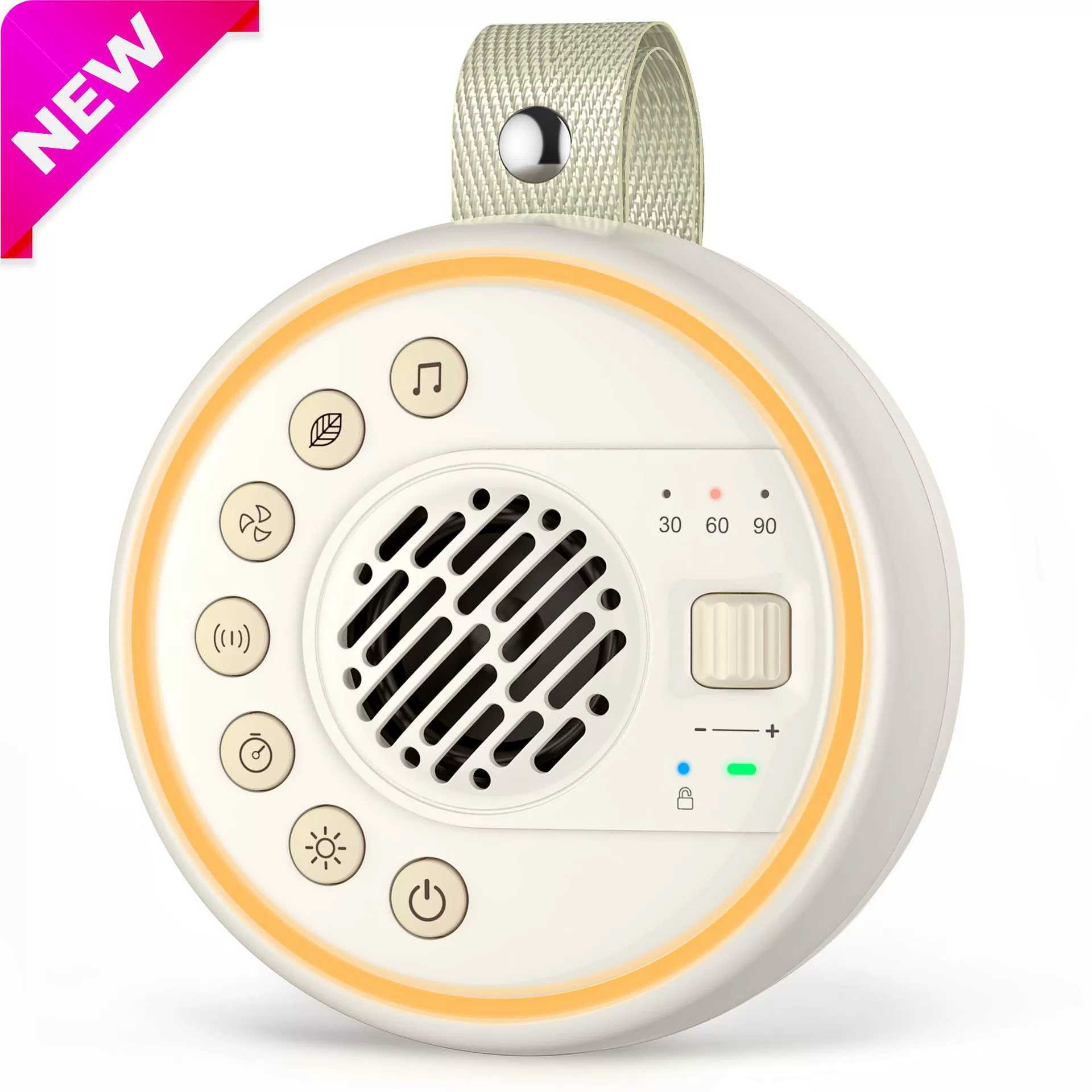 Портативное устройство для сна с белым шумом SU7, Bluetooth, новинка Amazon