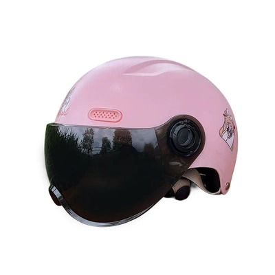Motorcycle Safety Supplies Helmet 5-15 Years Old Electric Vehicle - 3c-yanfenshort-tea-5-15-years-old-feel-free-to-post-one-size-fits-all