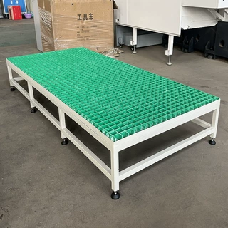 CNS数控加工中心机床脚踏板玻璃钢格栅可配接油盘