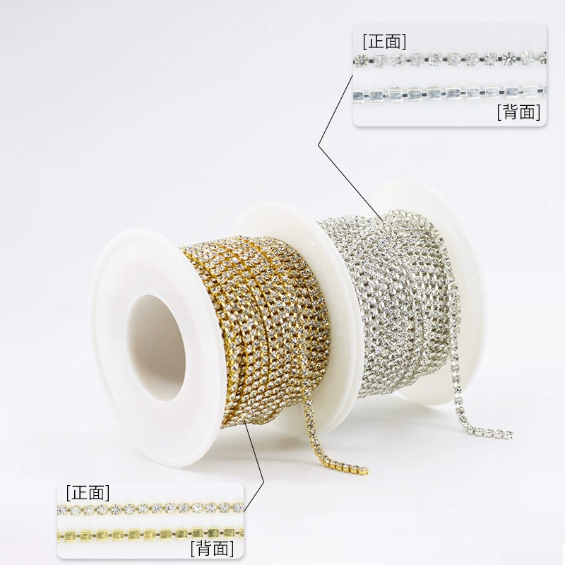 Горячие товары через границуDense rhinestone клок цепь инкрустирован кристаллом диамант цепь DIY материал наклейка алмазные аксессуары фабрики оптом
