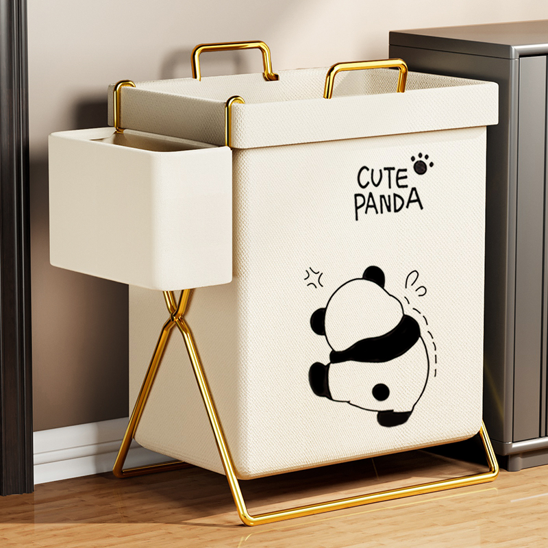 Foldable Laundry Basket for Dirty Clothes, Household Laundry Hamper, High-Value Light Luxury Basket