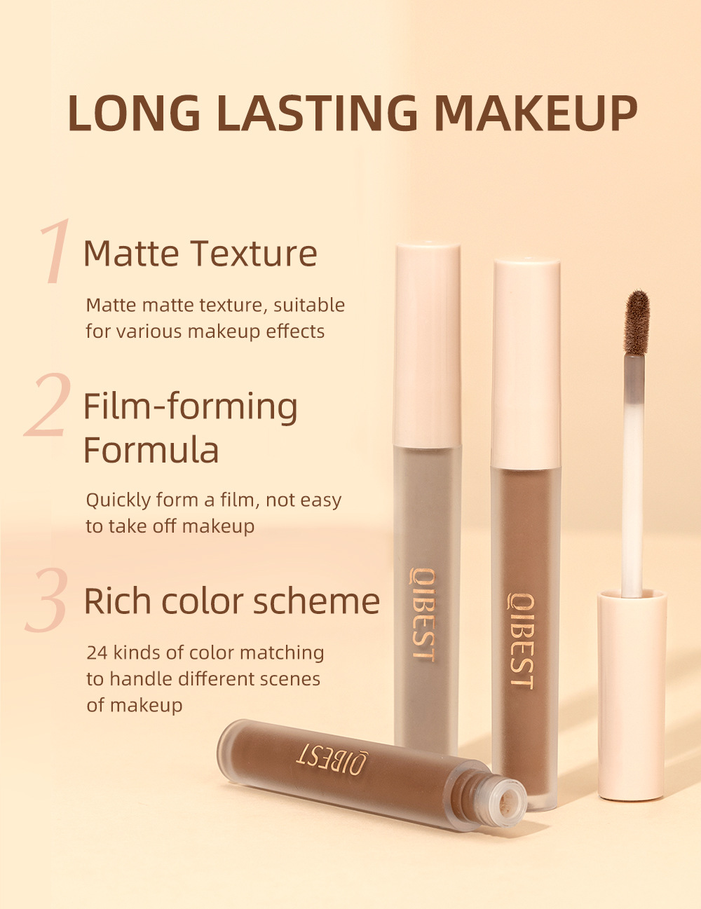 Matte Liquid Eyeshadow For Eyes And Cheeks Nude Earth Tone Set_voghion.com