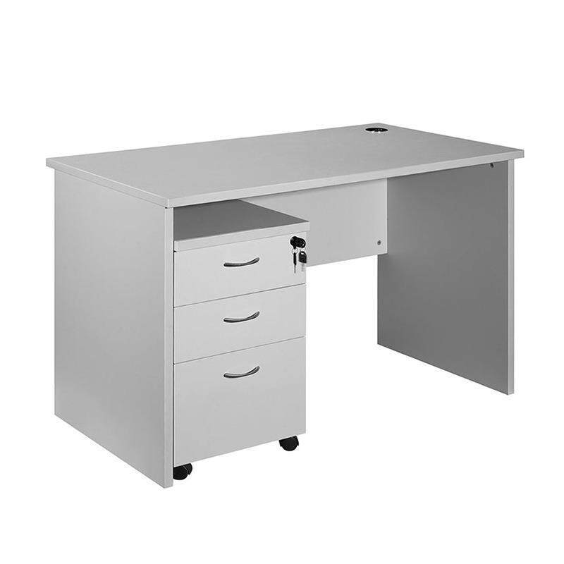 Mesa de oficina de madera fresca ejecutiva oficina de escritorio de computadora de oficina de personal de empresa fábrica de combinación