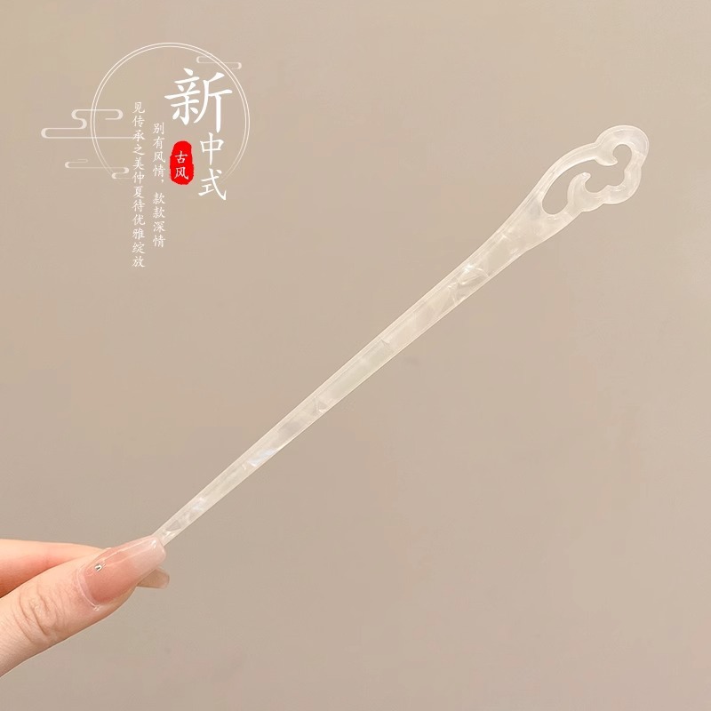 Orquídea de estilo antiguo broche de orquídea de franela nuevo estilo chino de primavera adornamiento de cabello temperamento disco broche de cabello simple broche nicho tocado