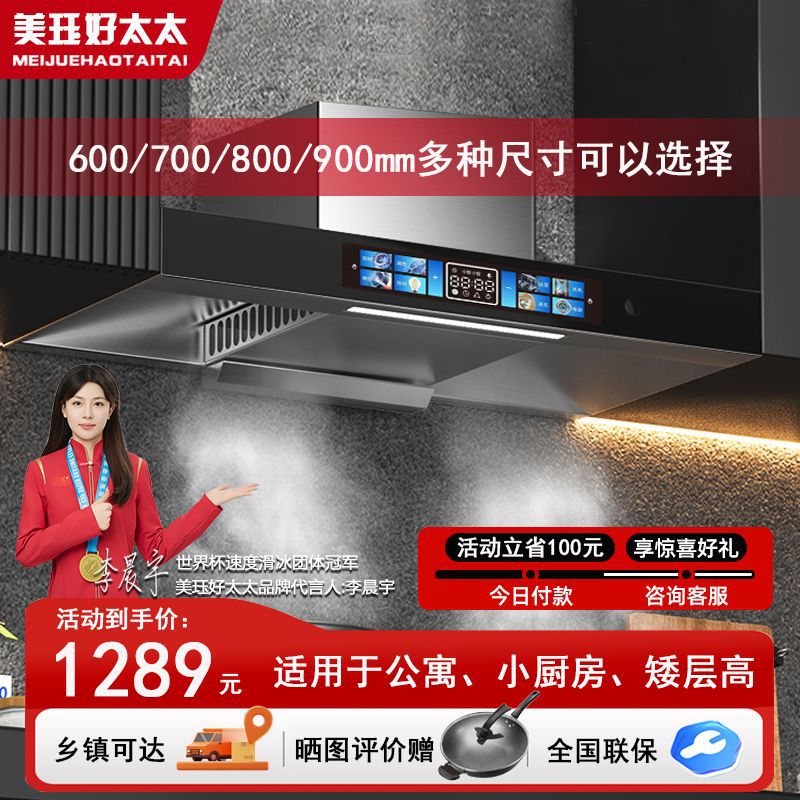 T型顶吸油烟机大吸力香港小型公寓矮层高家用厨房清洗小户型其他