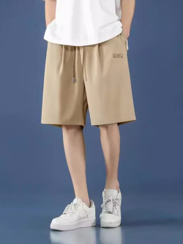 Camisas de ropa de hielo, pantalones cortos casuales para hombres, pantalones de verano delgados, pantalones de baloncesto sueltos