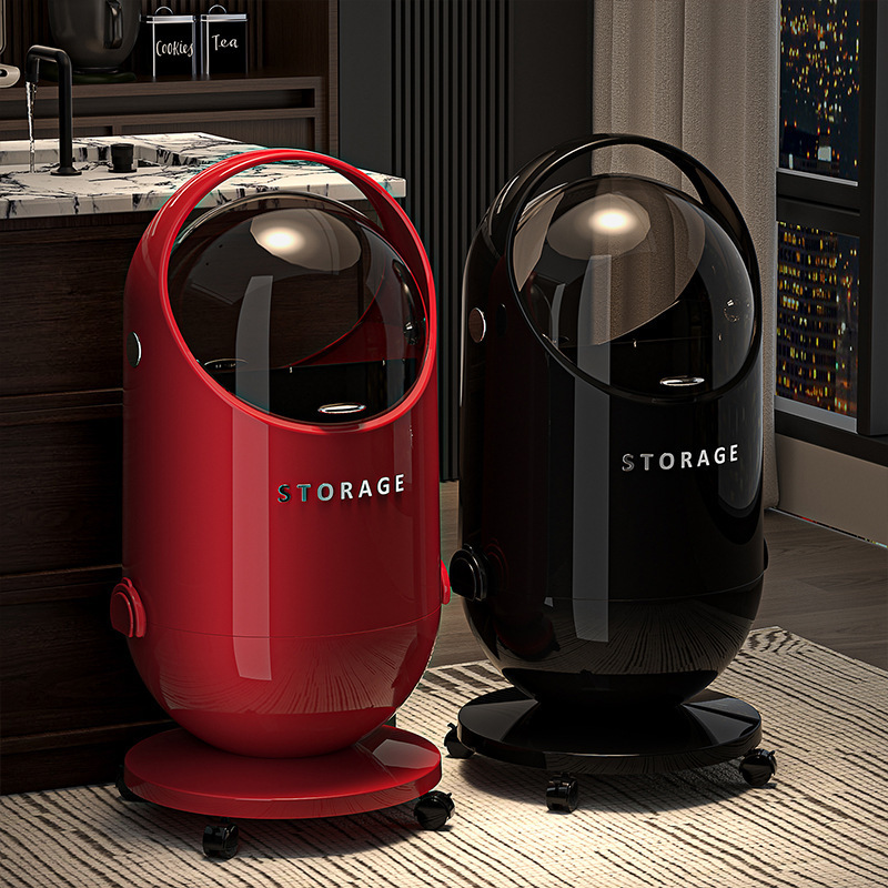 2025 New Style Light Luxury High-Value Trash Can for Home Living Room, Bedroom and Bathroom with Lid, Large Capacity Large Trash Can