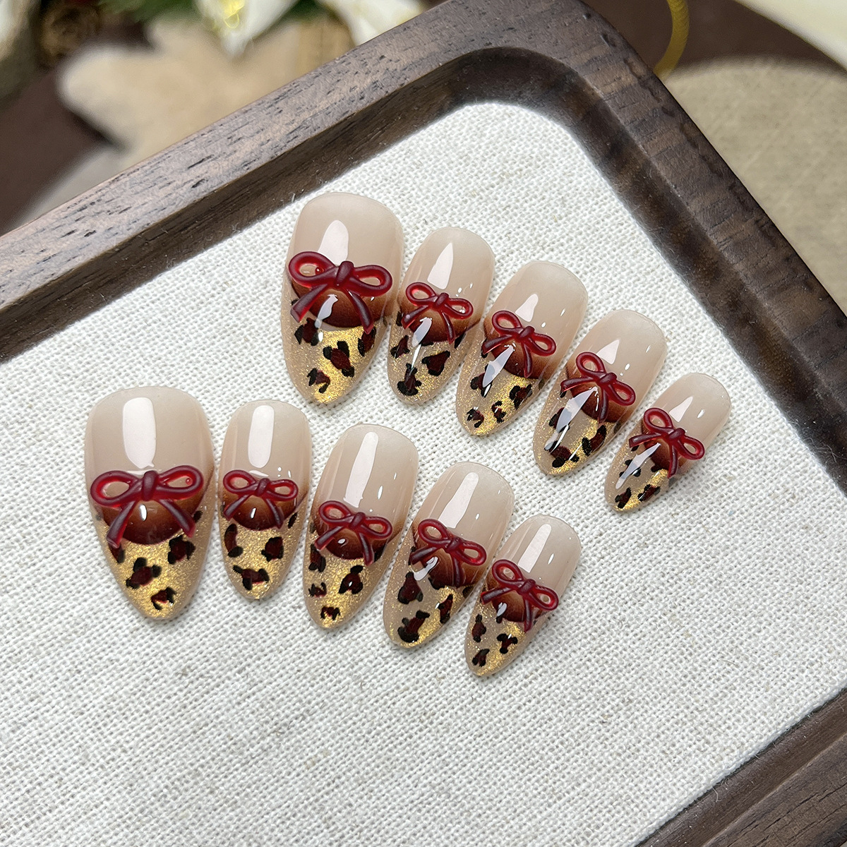 Manicure nuevo cristal ojo de gato usar uñas de alta calidad manuales manicure piezas de 10 piezas empaquetadas decodificación usar uñas al por mayor