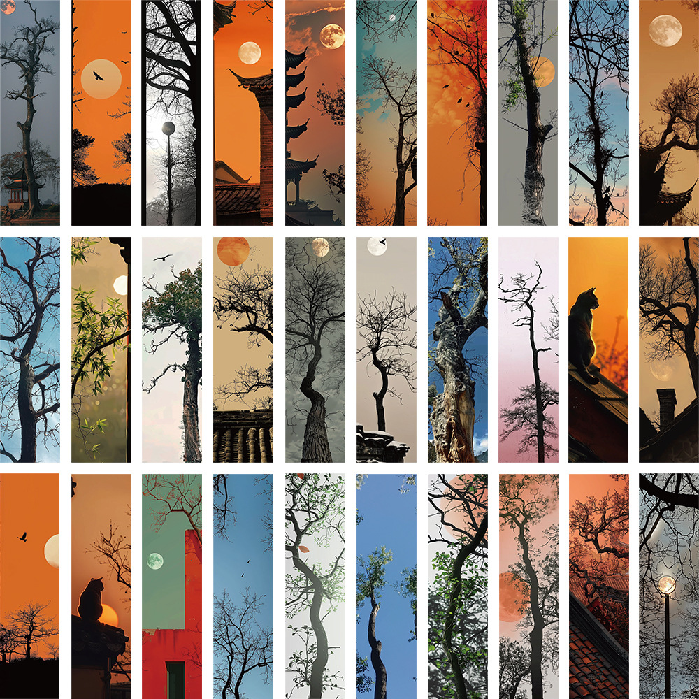 Micro-tinta, una variedad de estilos, marcadores, dibujos animados avanzados, arte antiguo, bricolaje, registros de lectura para estudiantes, marcadores exquisitos en papel