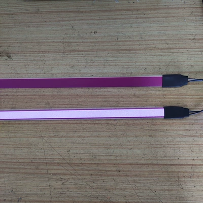 Car Cold Light Strip Luminous Strip: Cold light sheet - purple-1cm100cm-with-battery-box