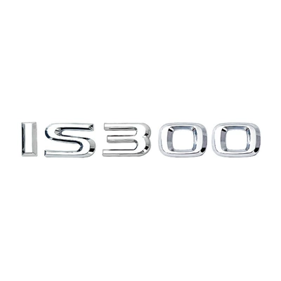 Car logo Logo Decorative Letter Sticker - standard-is300-mirror-silver
