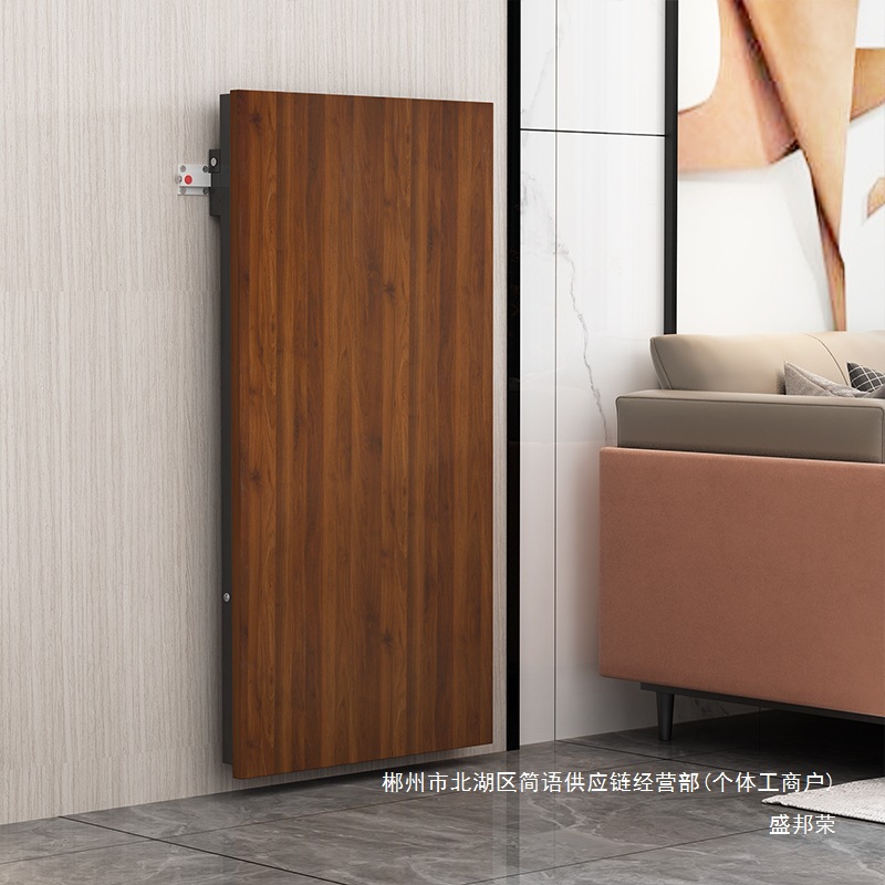 Fábrica directa de madera sólida contra la pared mesas plegables mesas de comedor pequeñas hogares simple consola de cocina retráctil invisible