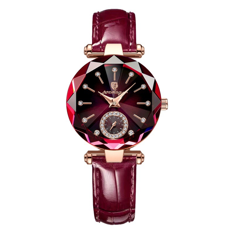 Reloj de mujer a prueba de agua de marca suiza reloj de cinturón ultrafino TikTok en vivo AliExpress popular entrega de una pieza