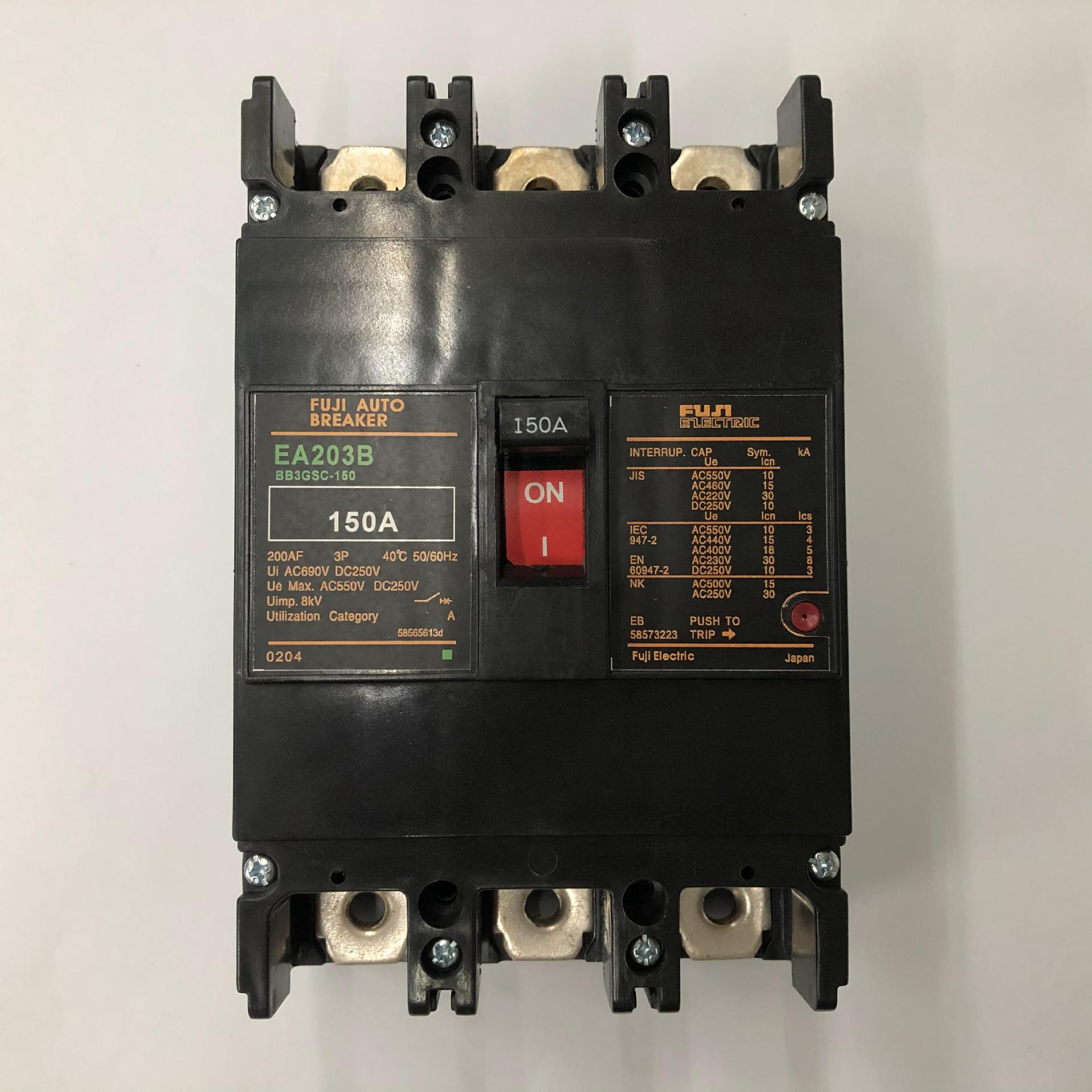 原装正品EA203B 3P 150A 富士空气开关塑壳式断路器