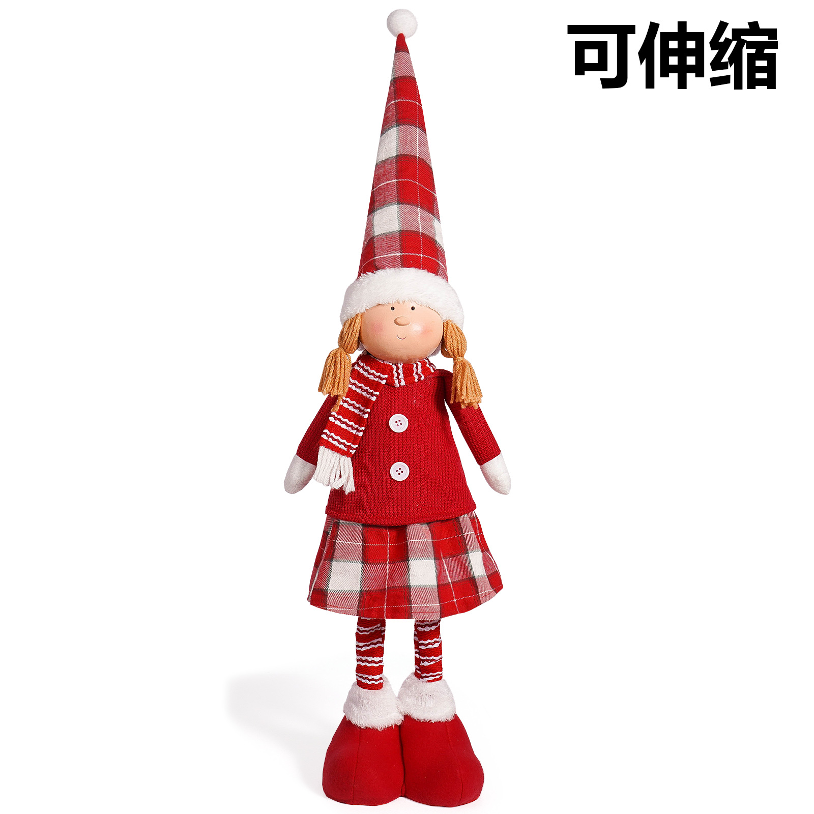 Navidad transfronteriza de 20 pulgadas lindo muñeca de niño creativo de postura muñeca de niña decoración de vacaciones