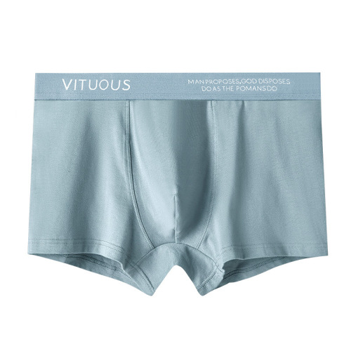 Baonasi new men's underwear pure cotton mesh breathable antibacterial boxer briefs men's spring and summer mid-waist boxer shorts