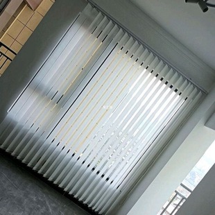 Curtain Blinds Office Bedroom Semi-Shading Curtains Blinds Vertical Blinds Light-Impermeable Curtains Wholesale