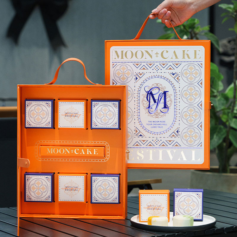 2023中秋月饼包装盒礼盒手提硬盒6粒8粒网红蛋黄酥礼品盒