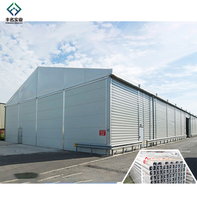 人字顶室外工业仓储仓库帐篷  ABS硬体墙篷房 Storage tent