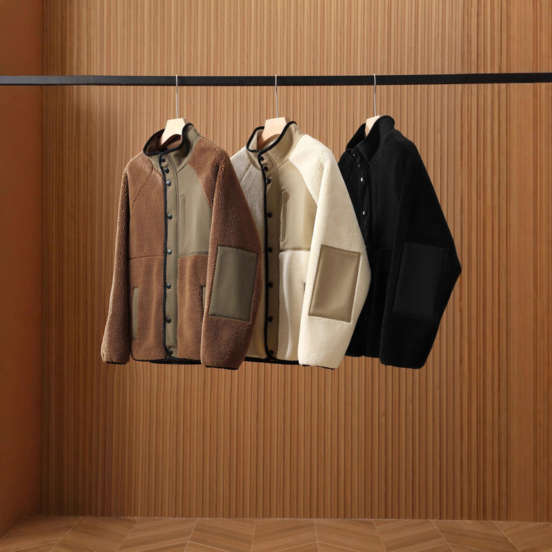 High-End Luxury Goods with Integrated Fur! Old Money Style! Thick, Fluffy, Warm Fleece Stand-Collar Jacket for Men and Women for Autumn and Winter High-End Luxury Goods with Integrated Fur! Old Money Style! Thick, Fluffy, Warm Fleece Stand-Collar Jacket for Men and Women for Autumn and Winter