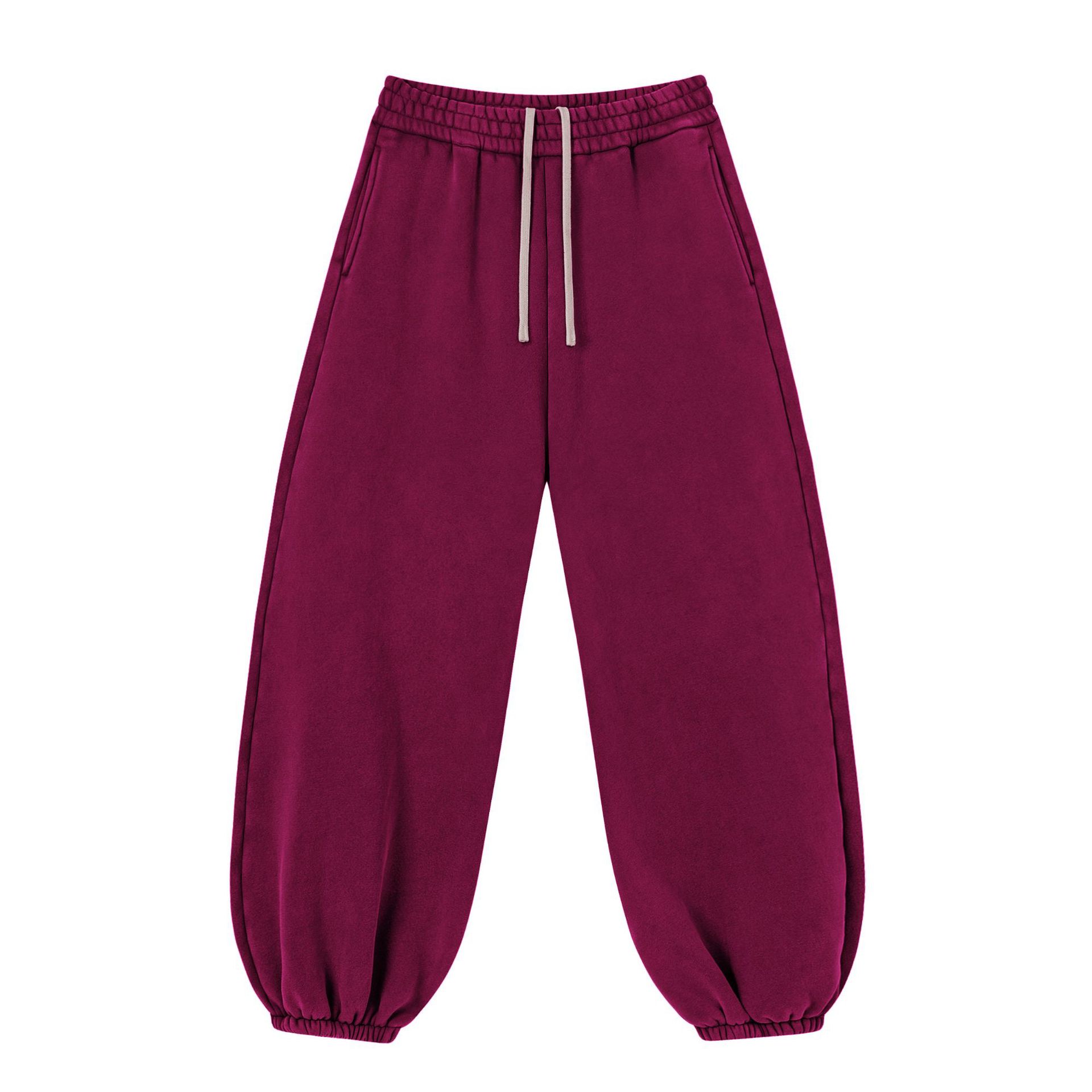 2026 nuevos pantalones de calzado nuevos productos de terciopelo grueso pantalones deportivos ociosos largos de estilo masculino de moda americana pantalones de guardia puros