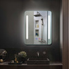 Hotel bathroom makeup mirror minimalist wall -mounted LED mirror touch anti -fog smart mirror