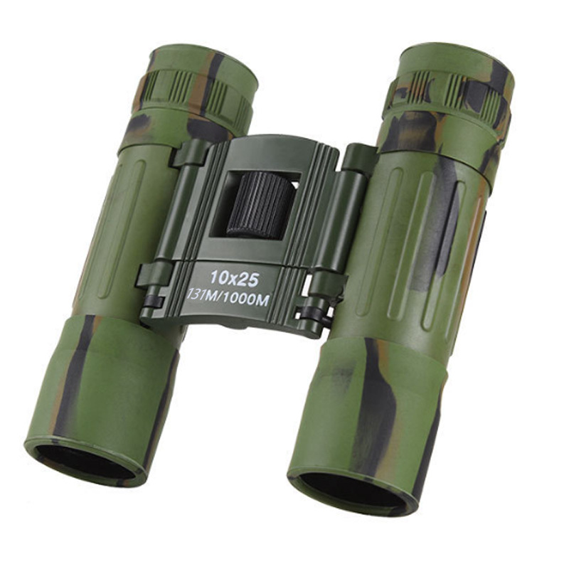 10×25便携军事双筒望远镜便携式演唱会户外微型高清儿童望远镜
