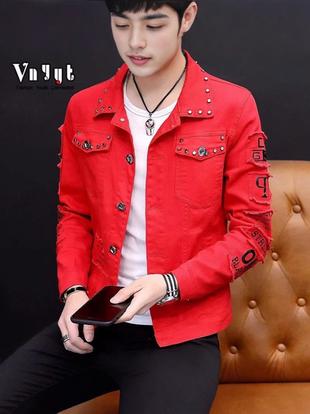 Spring denim demi-season baseball universal casual jacket