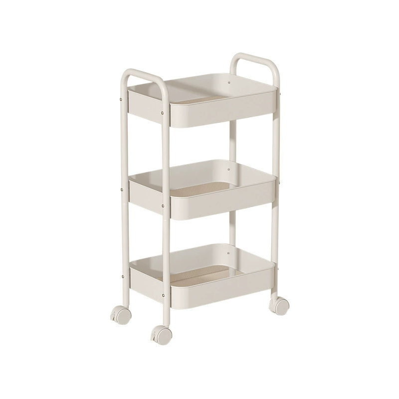 Cart for bedroom, multilayer storage system for bed
