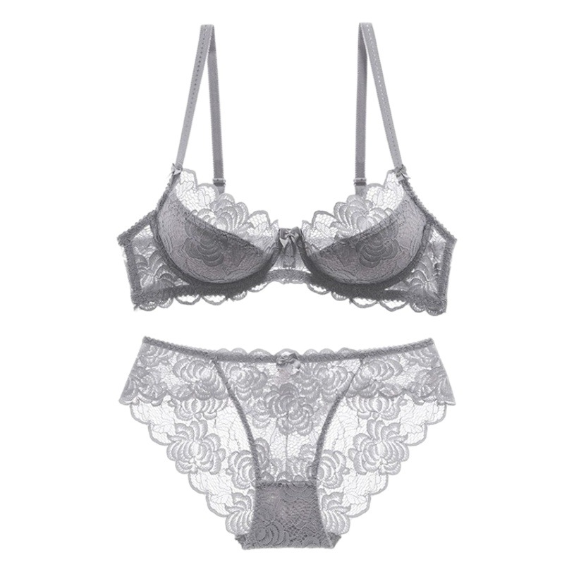 Sujetador de encaje sexy traje europeo y americano chica caliente pura quiere empujar hacia arriba el pecho grande pequeño sujetador fino transpirable algodón circunferencia ropa interior