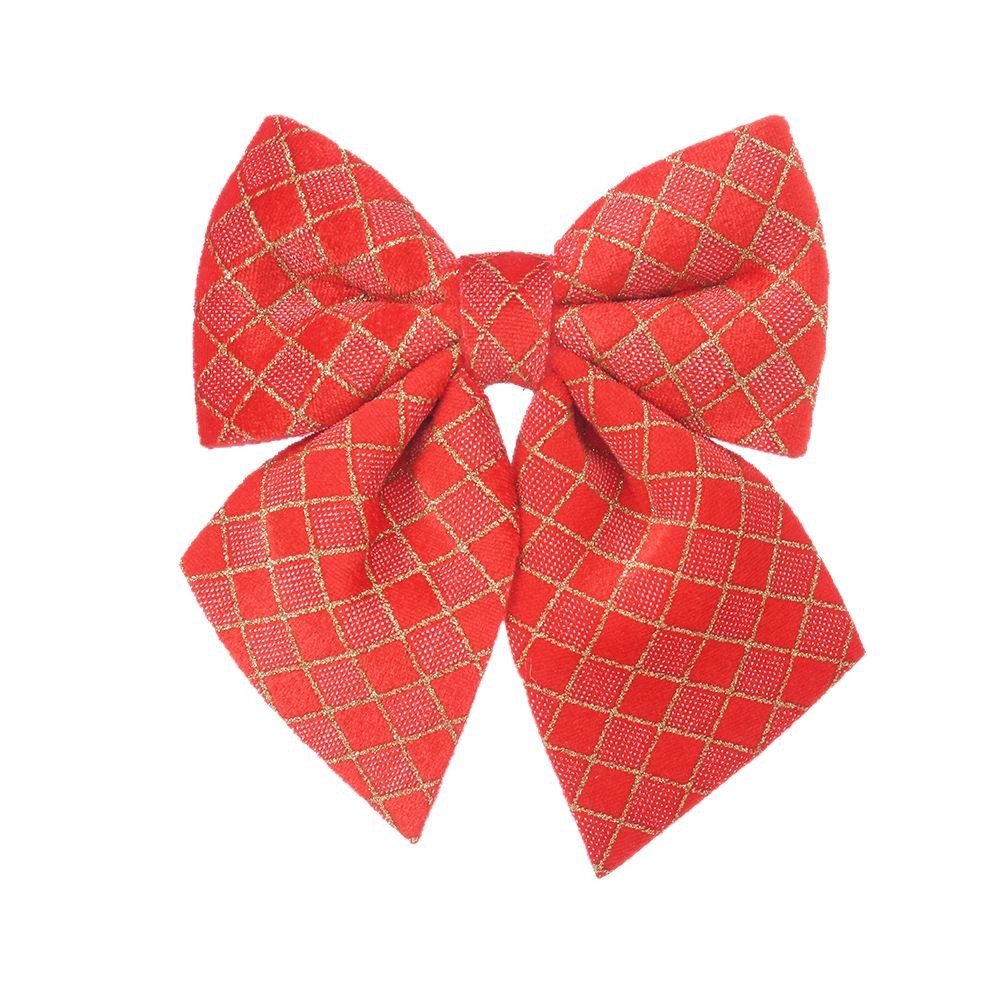 Adornos navideños transfronterizos 2026: pequeños adornos para árboles de Navidad, lazos, estrellas para la punta del árbol, Papá Noel, accesorios colgantes.