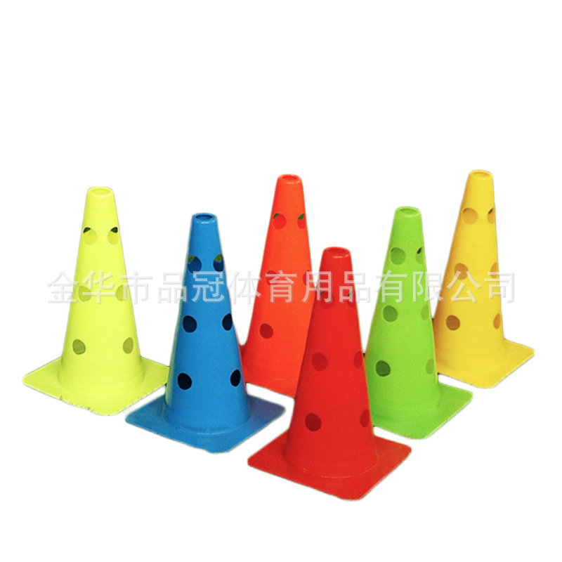 Logo cubo de entrenamiento de fútbol equipo obstáculo cubo de plástico tubo de helado engrosamiento 18/23/32/38/48cm cubo cónico