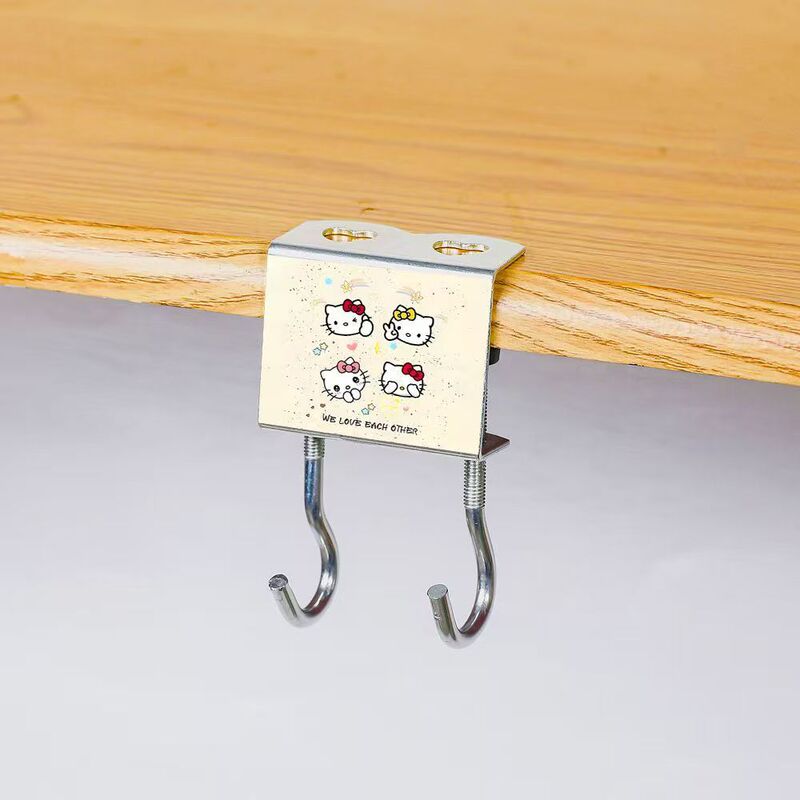スプラッシュインク小動物スクールバッグフック学生デスク取り外し可能な滑り止め耐荷重ポータブルスクールバッグフックバッグアーティファクト|undefined