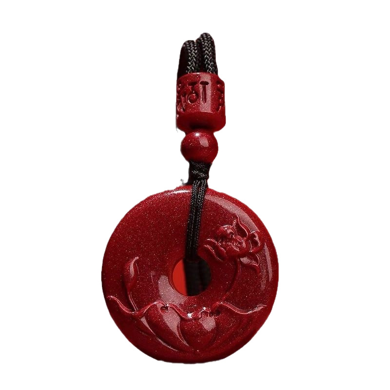 紫金砂朱砂蓮の花は無事にペンダントを掛けます。