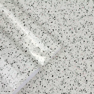 定制PVC仿大理石瓷砖自粘贴纸防水防油厨房灶台橱柜家具用保护膜