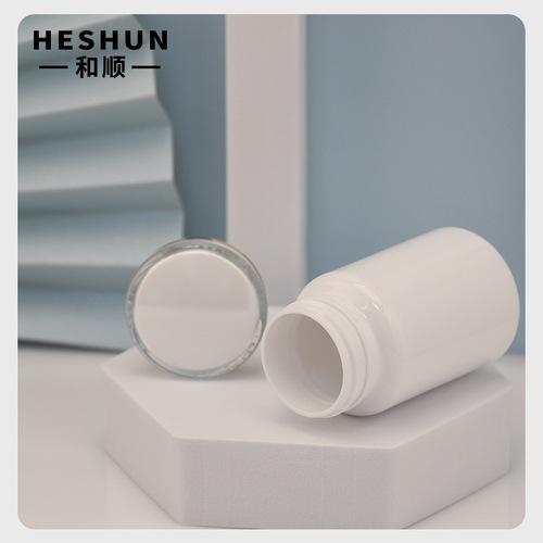 100g 150ml Double-layer Crown Cap PET Bottle for Filling Anti-aging Essence Capsules Packaging Bottle Food Grade Health Supplement Bottle