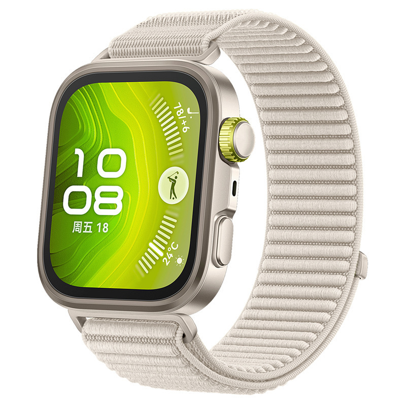 Huawei Fit4 時計ストラップ Pro fit3 ワイルドマウンテンパターンナイロンループ編組夏の男性と女性のスポーツストラップに適しています|undefined