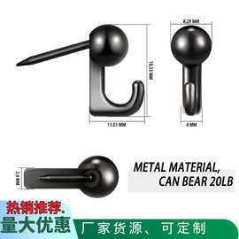 推销挂钩别针墙壁挂钩图片悬挂销钉框油画挂钩适用于家庭或办公室