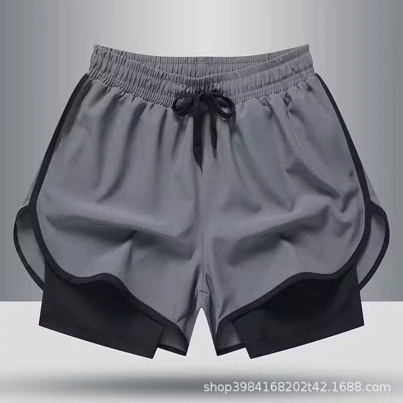 Спортивные шорты для зала, брюки, комплект для тренировок, баскетбольное защитное белье для отдыха, американский стиль, для бега