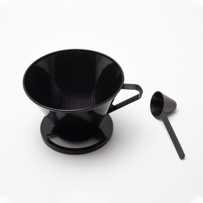 Taza de filtro de plástico cónico en forma de abanico para el hogar, jarra de café, filtro de goteo, taza de filtro de café de mano, filtro de café