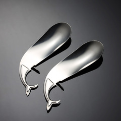 Aion 304 stainless steel passion fruit spoon to open eggs and fruit tools creative whale shape kitchen supplies gifts