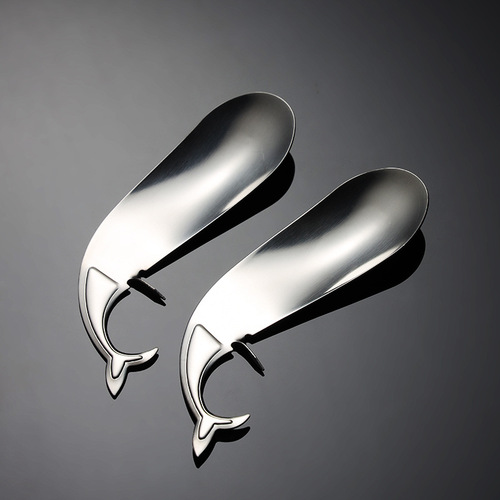 Aion 304 stainless steel passion fruit spoon to open eggs and fruit tools creative whale shape kitchen supplies gifts
