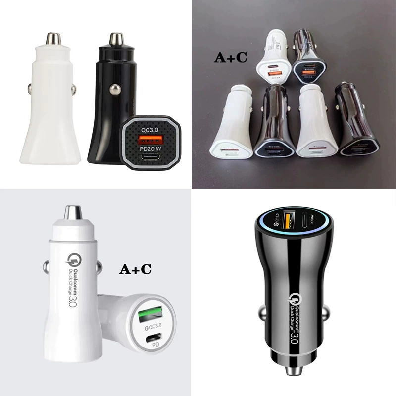 Fangyuan треугольное автомобильное зарядное устройство PD20W для мобильного телефона быстрое зарядное устройство тип-C порт автомобильное зарядное устройство