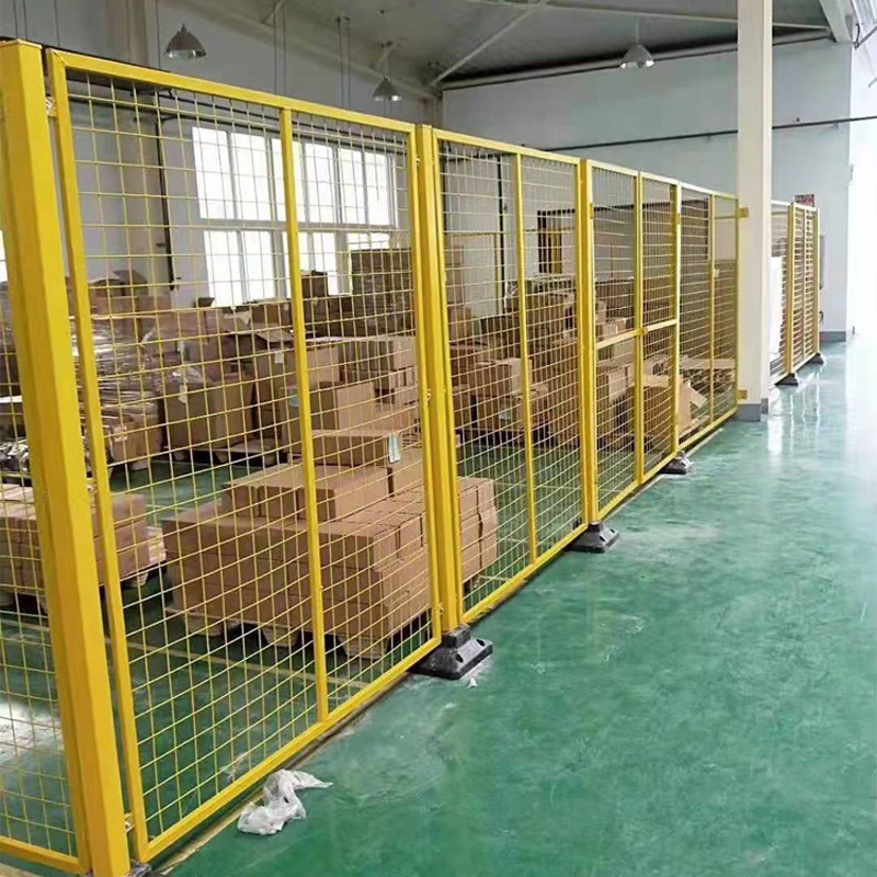 仓库隔离铁丝网工厂设备护栏挡板智能机器人安全围栏加工