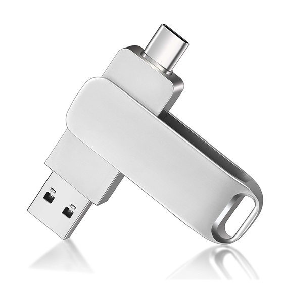 Cross-border metal USB flash disk car 64gU large capacity 3.0 computer dual-use USB flash disk Type-c mobile phone USB flash disk wholesale